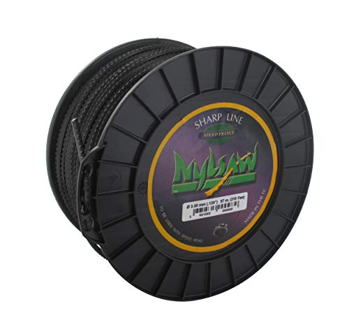 NYLSAW – Hilo de nailon – Ø 3,5 mm – L 97 m – Alambre de alto rendimiento – Perfil en forma de hoja dentada – Corte neto y preciso – Eficaz en todo tipo de terreno