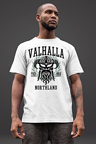 T-Shirt Valhalla Nordmänner Herren Fashion Streetstyle