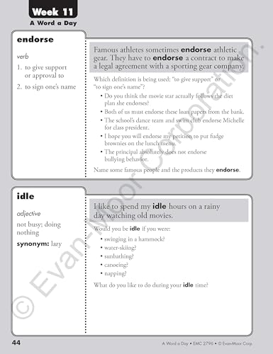 A Word a Day, Grade 6 - Image 6