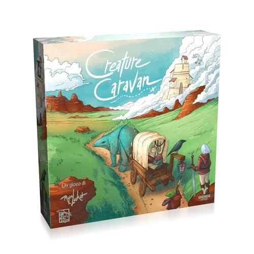 Creature Caravan - Gioco da Tavolo - Gioco Competitivo Simultaneo per Adulti e Ragazzi dagli 8 Anni - 1-4 Giocatori - Durata 60-90min - Edizione Italiana
