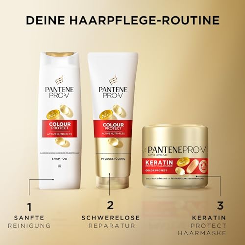 Pantene Pro-V Colour Protect Shampoo 500ml für Gefärbtes und Gesträhntes Haar. Reinigt Sanft. Schützt die Haarbindungen. ohne Mineralöle und Farbstoffe. mit Active Nutri-Plex Technologie
