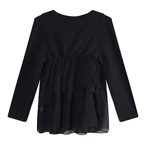 Richie House Little Girls' Sweet Knit Cardigan with Flower Accent RH16322