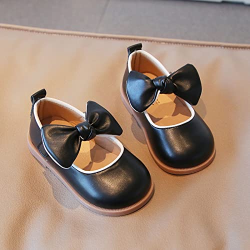 Girls Mary Jane Dress Oxfords Shoes with Bow Flower Toddler Little Girl School Uniform Shoes for Wedding Part𝐲4