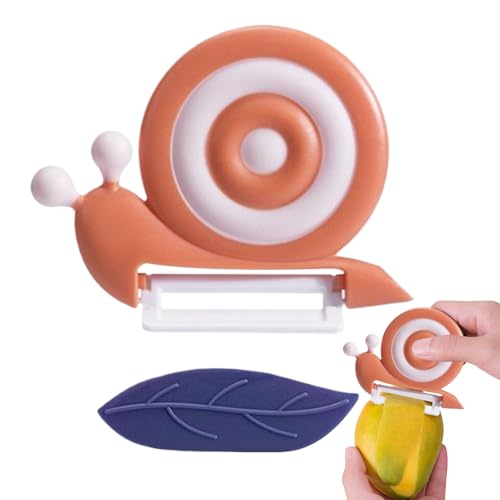 Dioeazh Pelador de Cocina | Cortador Manual De Verduras Con Forma De Caracol | Accesorio De Cocina Con Mango Antideslizante Para Pelar Frutas Verduras Ensaladas Y Uso En Exteriores