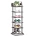 Stojaki na buty 6-poziomowy Metalowy Stojak Na Buty, Stojak Do Przechowywania Butów, Półka Na Buty W Przedpokoju, Pionowy Organizer Na Buty Idealny Do Wąskiej Szafy, Przedpokój, Korytarz, Sypialnia