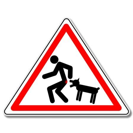Carframes18 caution dog will bite sign vinyl sticker - …