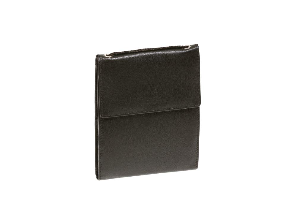 LEAS Brieftasche in Buchform Echt-Leder, schwarz Special-Edi