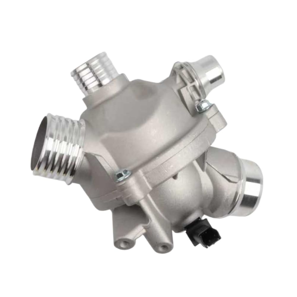 Aluminum Thermostat Replacement Compatible With 135i E82 328i E90 335i E92 535i E60 3.0L L6 Turbocharged