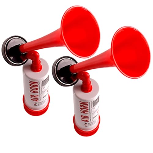 Klaxon à air portable avec pompe manuelle en aluminium pour une ambiance de fête