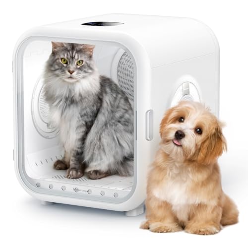 HomeRunPet Cat Dryer, 360° Efficient Automatic and...