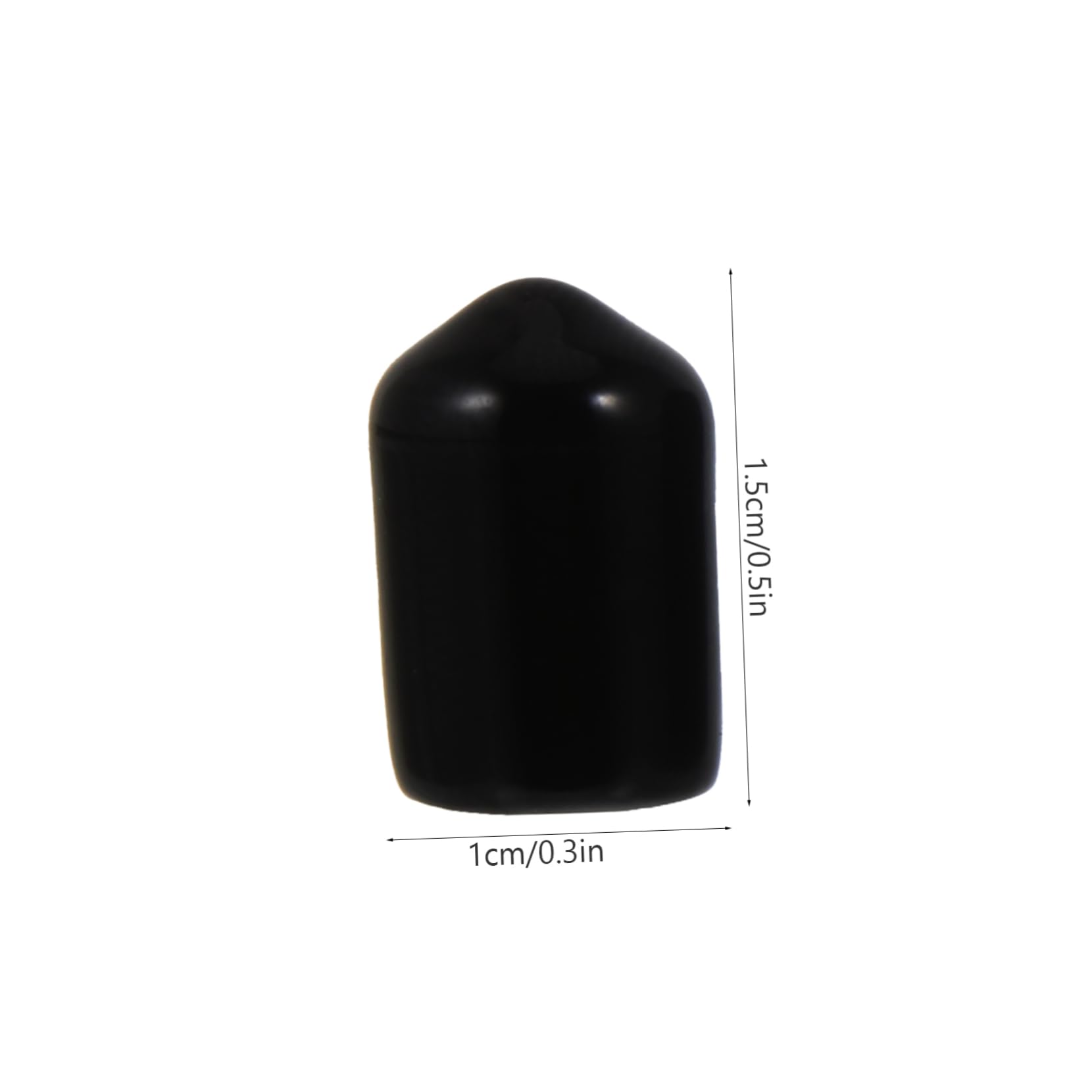 Cabilock 700pcs Flexible Thread Protector Caps Rubber End Covers for Bolt Screws Black Against Injury and Wear for Household Patio and Exercise Equipment