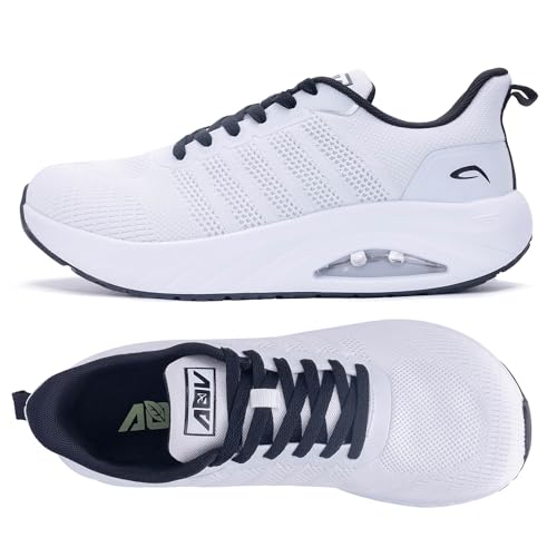 GANNOU Wide Toe Box Shoes for Men Arch Support Walking Shoes Plantar Fasciitis Orthotic Tennis Sneakers
