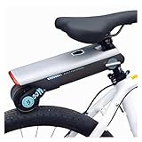 ロードバイクブースター、200W 自転車電動ブースター、18V10AH Eバイク電動工具アクセサリー、内蔵リチウムイオンバッテリー、自転車電動補助キット、マウンテンバイクモーター、路面、都市舗装道路、砂利道に適しています(Blue 18v10ah)