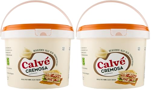 Calvé Cremosa Gastronomica da 2 L (Confezione da 2)