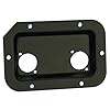 Adam Hall 8708BLK Mounting Plate 2x Plain XLR #1