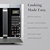 Farberware Countertop Microwave 1100 Watts, 1.3 cu ft - Microwave Oven With LED Lighting and Child Lock - Perfect for Apartments and Dorms - Easy Clean Stainless Steel