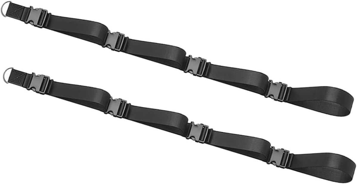 KICHOUSE 2pcs Adjustable Wall Storage Straps for Garage Folding Chair Rack Heavy Duty Hanging Storage Belt Multifunctional Wall Mounted Organizer for Camping and Home