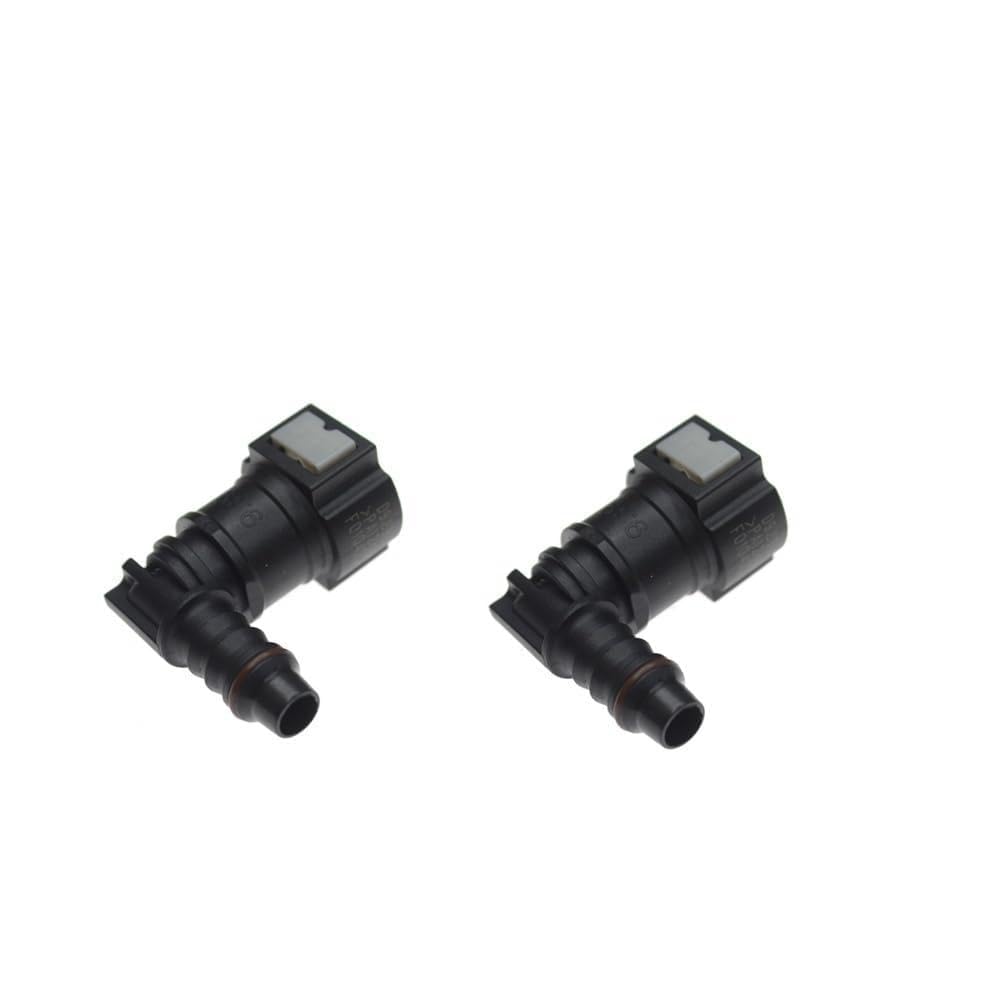 Fit for 2/5/8/10x 9.89 ID8 Auto Car Line Hose Coupler Quick Release Connector Line Rubber Hose Coupler Carburetor Part(2PCS)