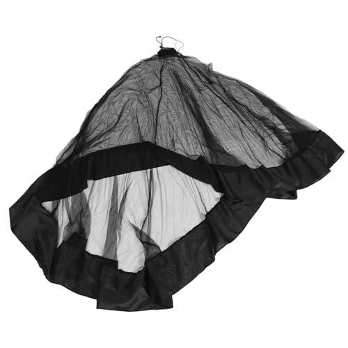 UPKOCH Tienda de Campaña Portátil Persona, Mosquitera de Malla Negra, Tela Oxford Resistente, Ligera y Compacta para Camping al Aire Libre, Senderismo y Protección contra Insectos