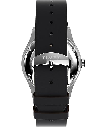 Image of Timex Waterbury 39mm Men's Analog Watch | Durable Stainless Steel Case | Day and Date Window | Durable Design | 100M Water Resistance