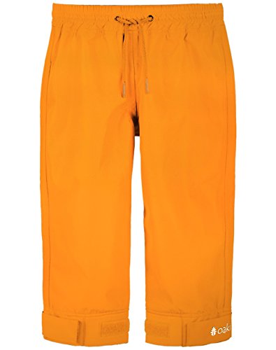 OAKI Children's Trail and Rain Pants, Lava Orange 4/5