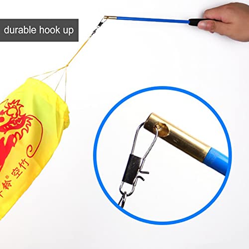 Lint Pauw Patroon Drakendans Lint, Lint Werp Streamer met Staaf & Tas, Fitness Drakendanslint voor Buitenfeesten Op Het… - Image 5