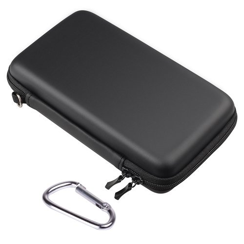 TNP New 3DS XL Case (Black) Compact Travel EVA Hard Protective Carrying Bag Pouch Storing Cover Pack Zippered Sleeve Accessories for Nintendo 3DS XL LL and New 3DS LL Gaming Console [Nintendo 3DS]