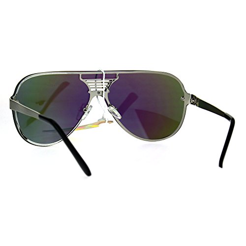Unisex Aviator Sunglasses Full Mirrored Lens Frame Designer Fashion3
