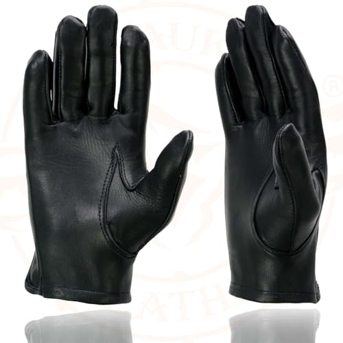 Image of Milwaukee Leather Women's US Deerskin Leather Full Finger Driving Motorcycle Hand Gloves