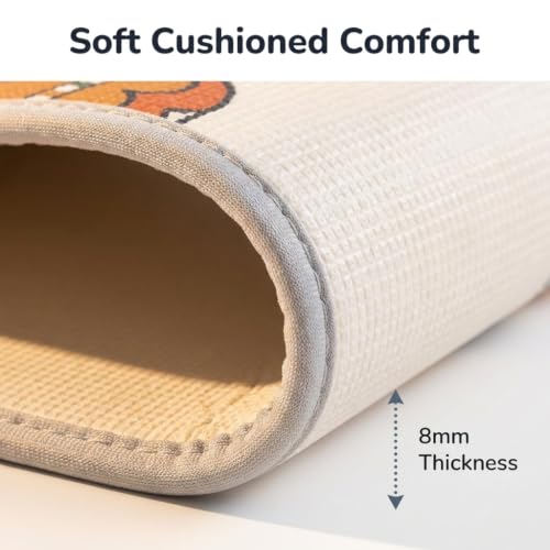 Image of Premium Double Sided Baby Play Mat | 6x4 Feet, 8mm XPE Foam | Space & ABC Theme | Water Repellent & Toxic Free | BIS Certified | Foldable Crawling Mat for Babies 0-2 Years | Tummy Time & Learning Floor Mat