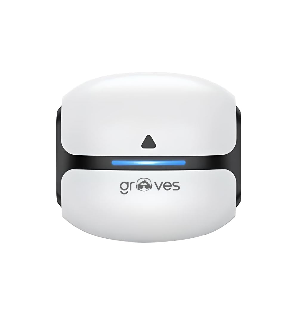 GROOVES Theta Newly Launched Dynamic TWS Earbuds with IPX-5,Upto 32 to 50 H Playtime,AAC,BT 5.3,C-Type & Fast Charging (White) GROOVES Theta Newly Launched Dynamic TWS Earbuds with IPX-5,Upto 32 to 50 H Playtime,AAC,BT 5.3,C-Type & Fast Charging (White)