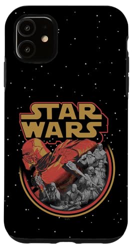 Coque iPhone 11 Star Wars The Rise of Skywalker style rétro villains pour fan de la saga