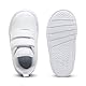 PUMA Unisex Kinder Courtflex V3 V Inf Sneaker, Puma White Puma White Silver Mist, 27 EU