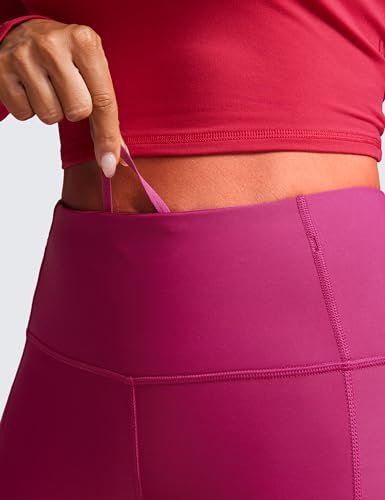 Image of CRZ YOGA Fleece Thermal Leggings Pockets 28'' | Casual, Full Length, Winter, Warm, for Women