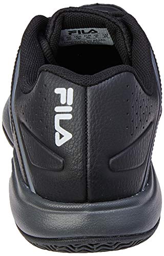 Fila Lugano 6.0, Tênis Masculino, Preto (Preto/Cinza/Branco), 41