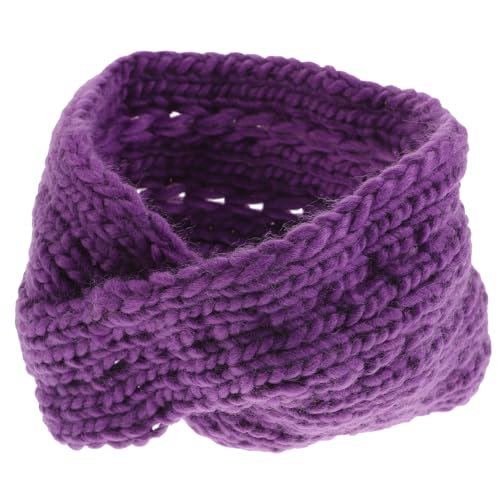 AOKWAWALIY Fashionable Knitted Headband Scarf for Women Cozy Ear Warmer Stylish Knotted Design
