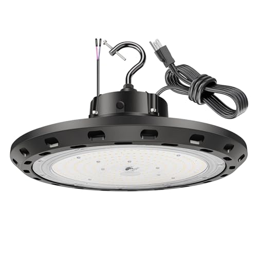 BFT lite UFO LED High Bay Light 240W 5000K 0-10V Dimmable 36000LM High Bay LED Shop Lights with US...