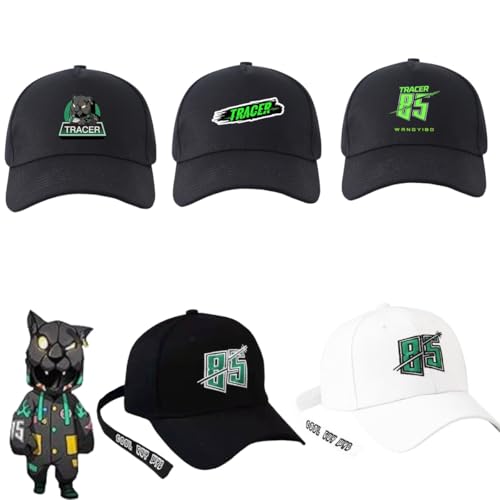 帽子 王一博 キャップ 帽子 野球帽 ワン・イーボー 黒豹 同じ 85 日よけ帽 日焼け止め帽子 調節可能 アイドル 芸能人グッズ 萌えグッズ コスプレ小物 男女兼用 日常 記念品 贈り物 花火大会 (B) [並行輸入品]のサムネイル