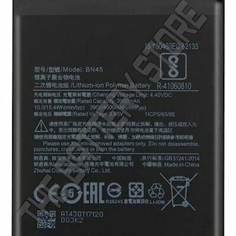 Image of Original BN45 Battery for Redmi Note 5 Pro MEI7S / MEI7 Battery with 1 Year Warranty****(Y0000098)