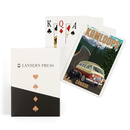 Baraja de cartas Kamloops Canadá tamaño póker 52 naipes
