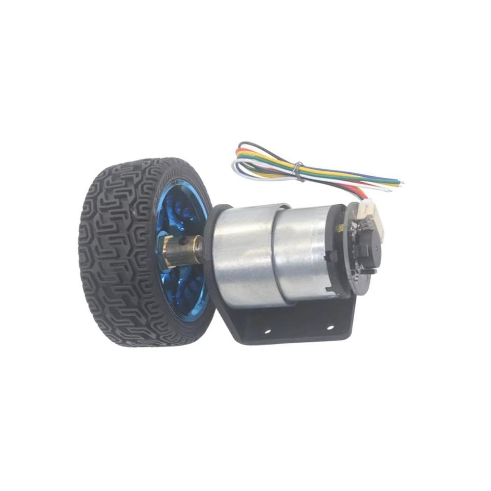Módulo codificador Motor Codificador JGB37-520 Motor De Coche Inteligente DC12V Motor Pequeño Kit De Coche Motor De Velocidad(1580 revolutions)