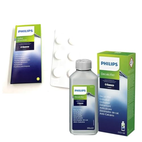 Pack Descalcificador y Quita Grasas (6 unidades) Compatibles con Cafeteras Saeco – Mantenimiento Completo para tu Máquina de Café