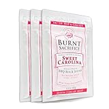 Burnt Sacrifice Sweet Carolina Style Gourmet BBQ Spice Dry Rub seasonings (1.5 Ounce Packet) Case of 6, Barbecue Pork, Ribs, Loin, Chops, Chicken, Turkey, Wings