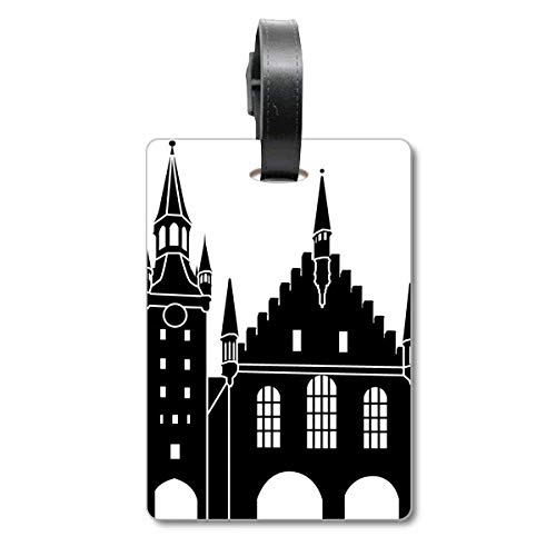 Étiquette à bagage Cathédrale de Cologne pour voyageur