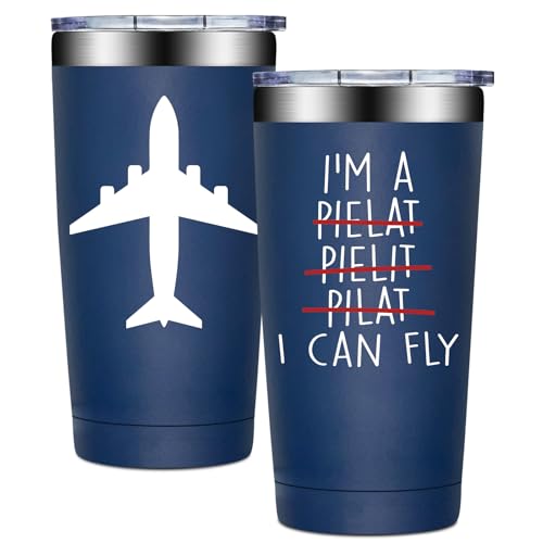 BIRGILT Pilot Gifts for Men - Aviation Gifts for Pilots - Funny Airplane Gift for Men,...