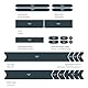 Luxshield Fahrrad Lackschutzfolie für Mountainbike, BMX, Rennrad, Trekkingrad etc. - 21-teiliges Rahmen-Set gegen Steinschlag - Transparent matt & selbstklebend