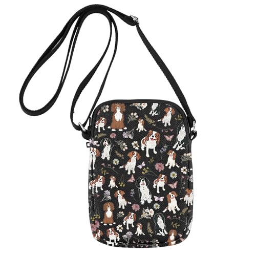 G2TUP Cavalier King Charles Spaniel Crossbody Bag Cavalier King Dog Mom Gifts Cavalier King Charles Shoulder Bag
