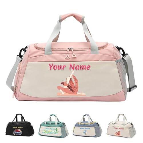 Bolsa de Deporte Personalizada Bolsa de Deporte Personalizada con Nombre Bolsa de Baile Personalizada para Hombre y Mujer