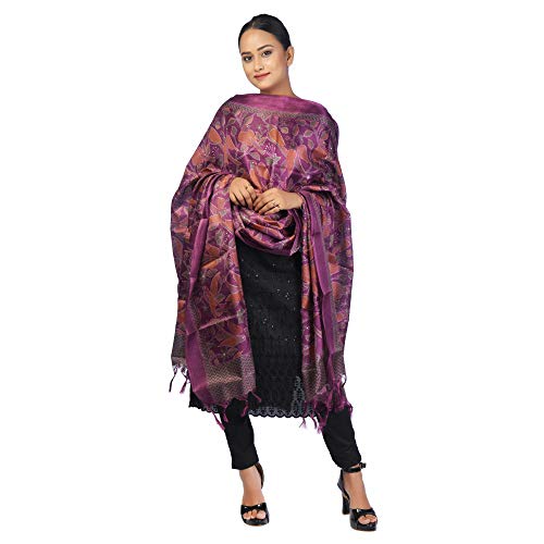 Women's Printed Trendy look Art Silk Dupatta Stole Chunni2