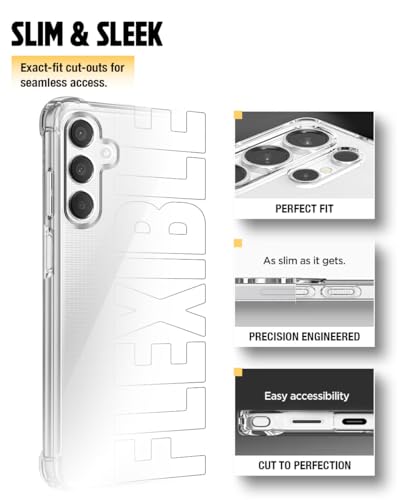 Image of WOW IMAGINE Clear Back Cover Case for Samsung Galaxy M35 5G | Shockproof Soft TPU Case | Cushioned Edges for Ultimate Protection Back Cover Case - Transparent